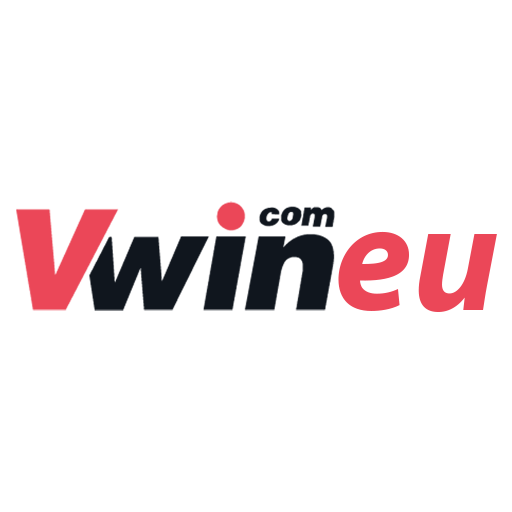 Logo nguyên bản VWIN màu đỏ đen từ nguồn thương hiệu